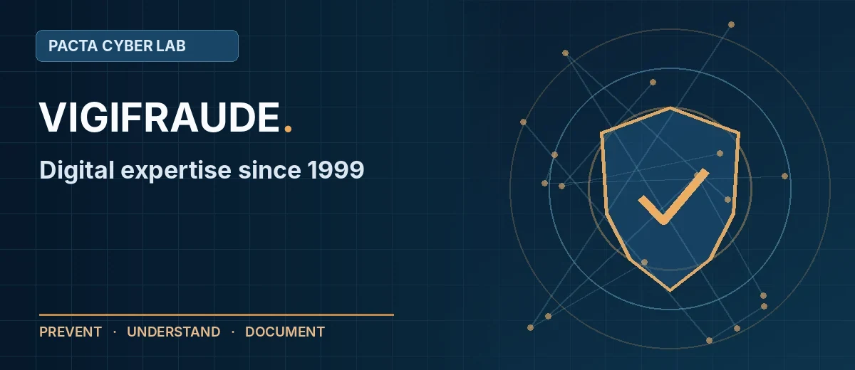 About Vigifraude: Alain Stevens and a long-standing digital perspective