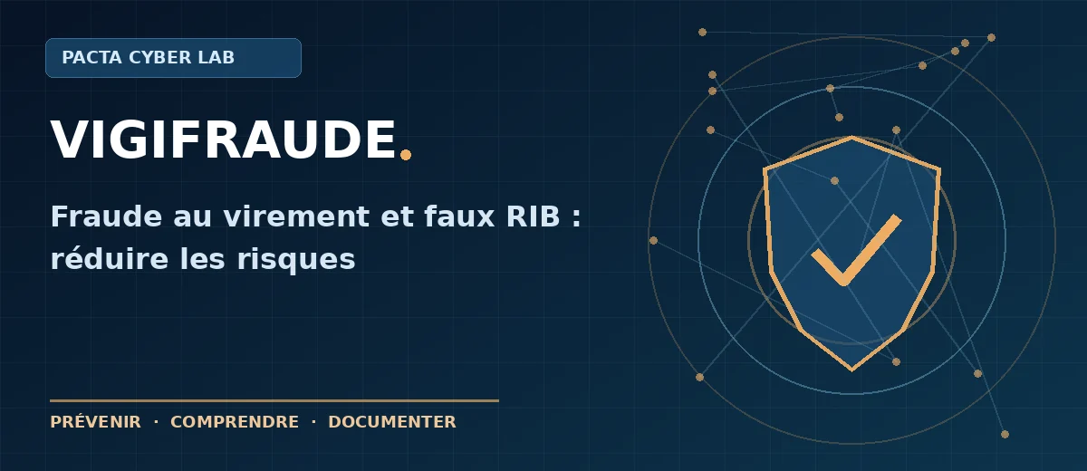 Fraude au virement : authentifier toute modification de coordonnées