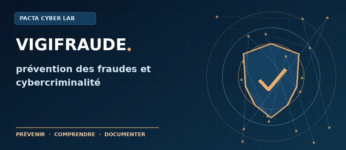 Vigifraude® : prévention des fraudes et risques numériques