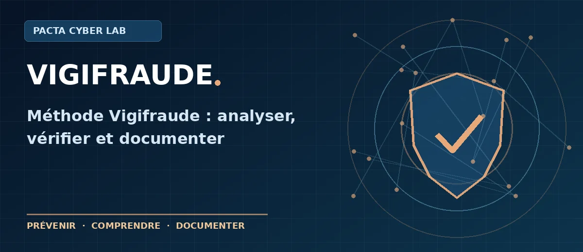 Méthode Vigifraude : transformer les doutes en vérifications documentées